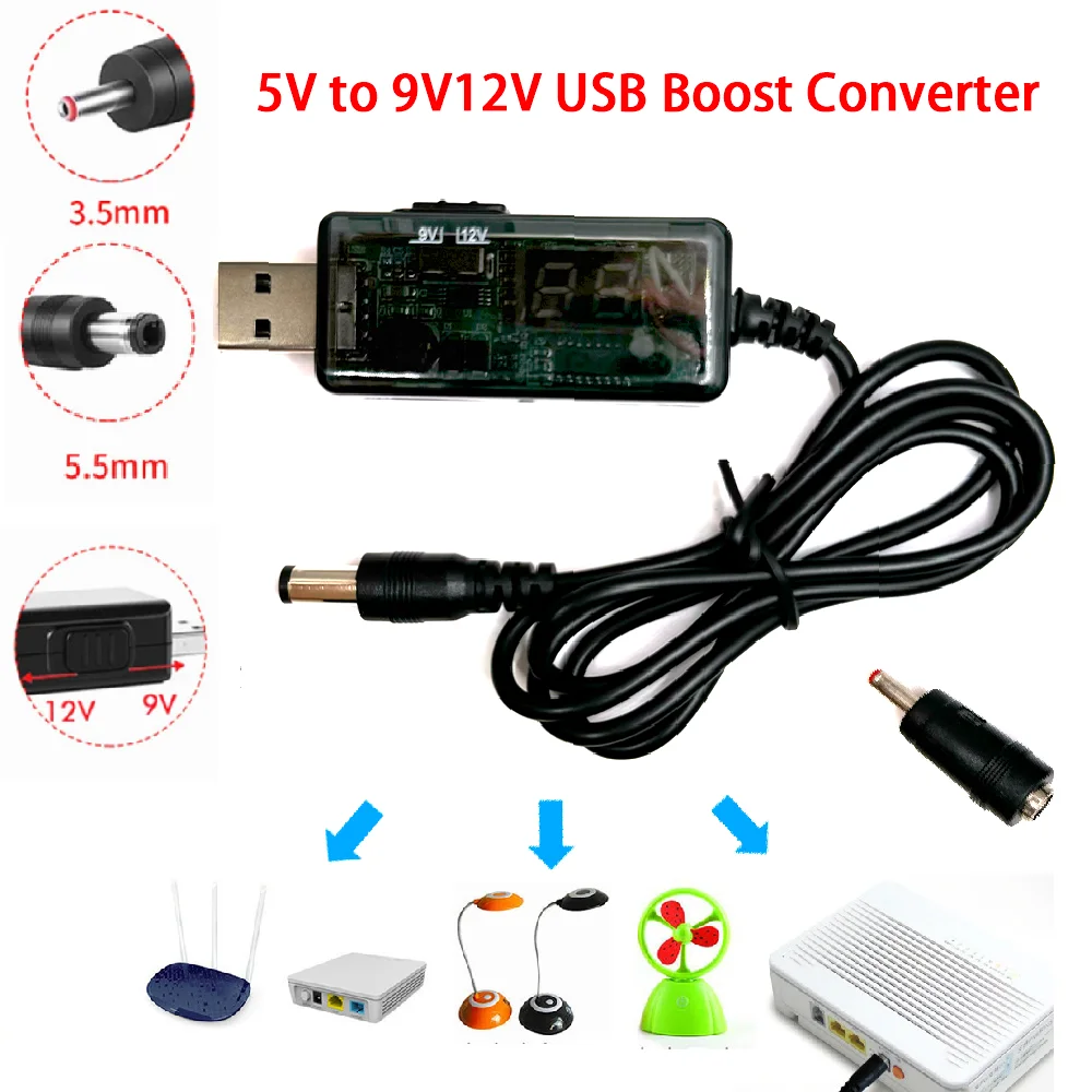 USB-Aufwärtswandler DC 5 V auf 9 V 12 V