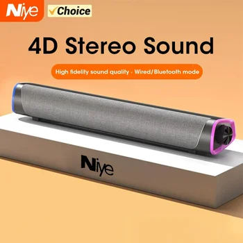 4d Computer Lautsprecher leiste Stereo Sound Subwoofer Bluetooth Lautsprecher für MacBook Laptop Notebook PC