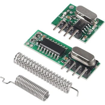 433 MHz Wireless RF Sender und Empfänger mit Antenne Ask Fernbedienungsmodul DIY Kit für Arduino
