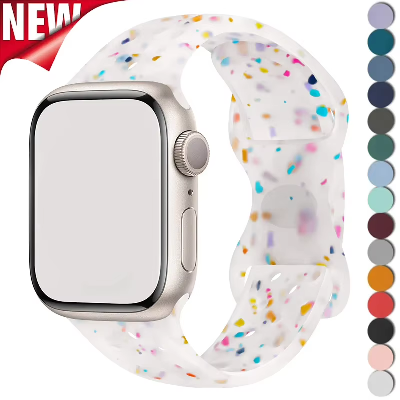 Sport-Silikonarmband für Apple Watch Band Ultra 3 2 49 mm 46