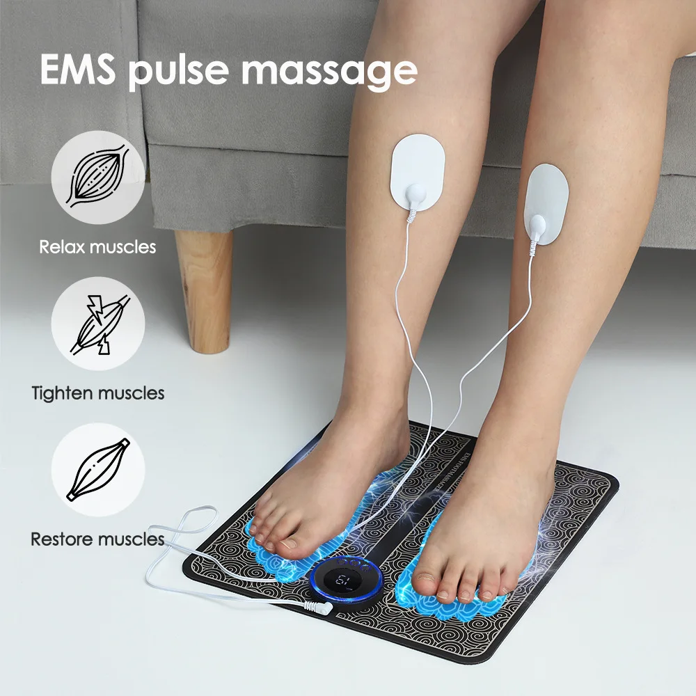 EMS Fußmassagegerät, Linderung von Schmerzen, Entspannung der