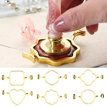 Wachssiegelstempel Bastelbedarf Wachssiegel Stempelform fest Einladungskarte Hochzeitssiegel Form