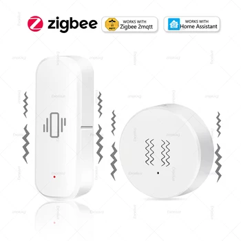 ZigBee Smart Vibration Sensor Tilt Detector Monitor App Steuerung Sicherheit Schutz Zigbee Sensor Motion