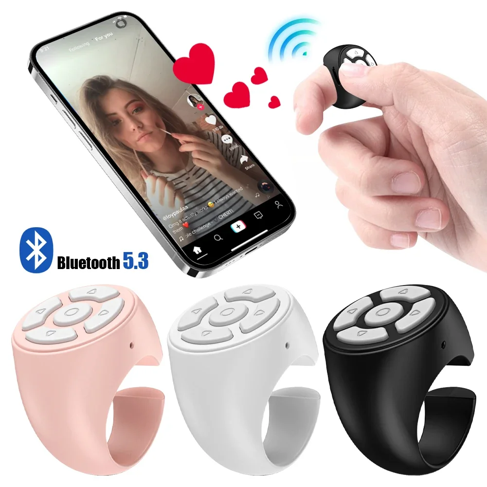 Scrollen Ring Drahtlose Finger Shutter Fernbedienung Seite