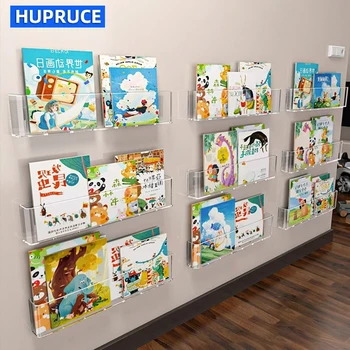 Organizer Bilderbuch Vitrine Bücherregal Wand hinter der Tür Lesen Zeitschriften Aufbewahrung Wandbehang