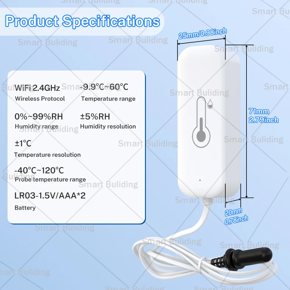 Tuya Zigbee WiFi Temperatur- und Feuchtigkeitssensor mit – Bild 6