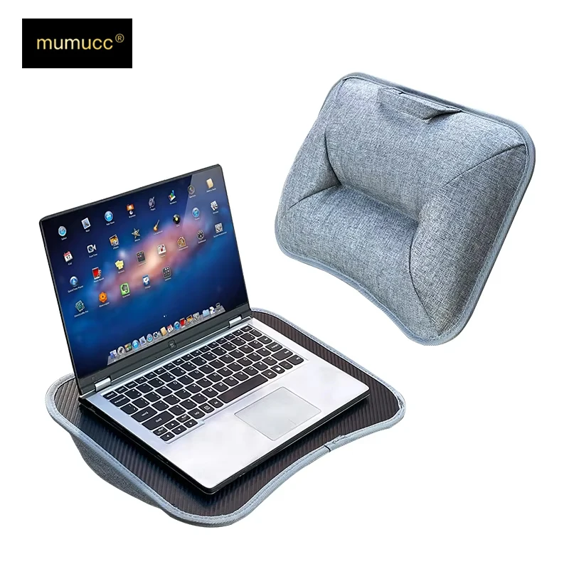 MUMUCC Multifunktionaler Laptop-Schreibtisch mit Kissen und