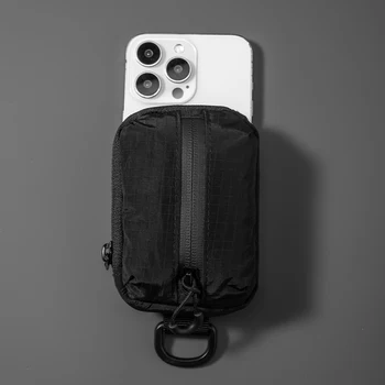 Kopfhörer-, Münz-, Geld- und Schlüsselorganizer mit Magsafe Magnetischer Mini-Geldbörse