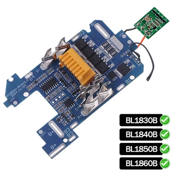 Universelle Li-Ion-Akku BMS PCB Ladeschutzplatine für Makita 18V BL1830/1840/1850/1860B mit Ladestandsanzeige