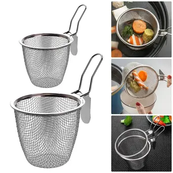 Mesh Sieb Löffel Wand Frittier filter Korb würzig Hot Pot koreanische Nudeln Schaufel Küchen geschirr Kochute