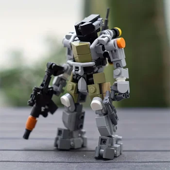 MOC Roboter Bausatz Rüstung Action Figur Gebäude Modell Spielzeug Sammeln Spielzeug Für Kinder Erwachsene