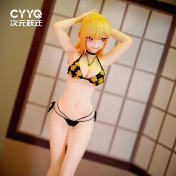 CYYQ Marin Kitagawa Badeanzug-Figur My Dress Up Darling Anime Schöne Statue Desktop-Dekoration Modell