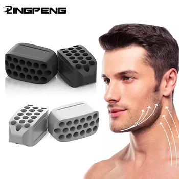 Silikon Jaw Exerciser Gesichtswasser & Jawline Fitness Ball Neck Toning Equipment Facial Beauty Tool