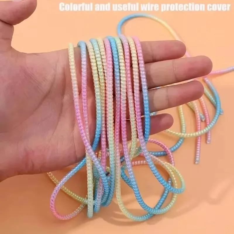 Neue Bunte Spirale Ladegerät Kabel Kabel Protector Universal – Bild 5