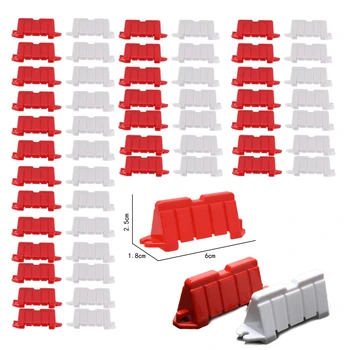 RC Car Road Barrieren Drifting Race Track Barrier Traffic Barrier Props RC Straßensperren (100 Stück)