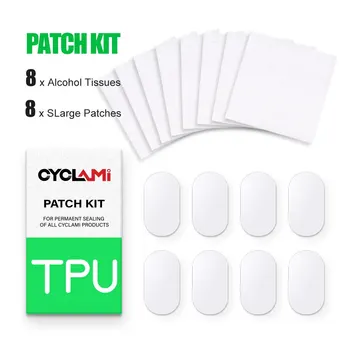 CYCLami Fahrrad-Innenschlauch, Reifen-Patch, Patch-Werkzeuge, Reparaturset, 8-teilig, Rennrad, MTB, Faltrad