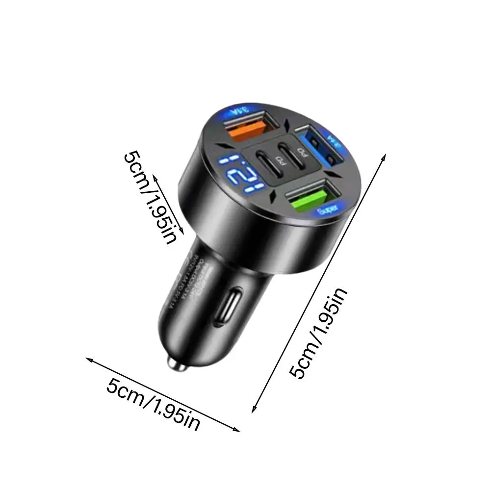 Auto-Ladegerät 250 W mit 5 Anschlüssen, USB-C PD und QC 3.0 – Bild 6