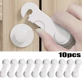 Baby Sicherheit Schlösser Schrank Schlösser Zimmer Schlösser Schublade Schlösser Anti-Prise Folio (10 Stück)