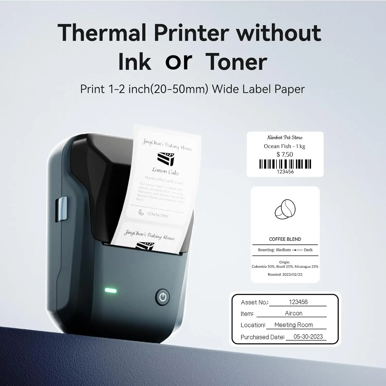 Niimbot B1 Mini-Etikett-Thermodrucker, tragbare – Bild 2