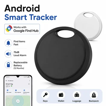 Google Find Hub Smart Tracker Android Bluetooth-Tracker Anti-Verlust-Schlüsselfinder Smart Tag für Schlüssel