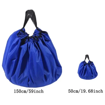 Kordelzug Spielen Matte Lagerung Tasche Kinder Spielzeug Lagerung Organizer Tragbare Bausteine Spielzeug