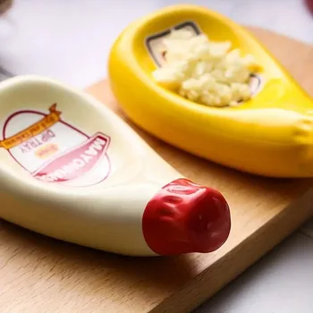 Niedliche Saucen-Tauchschalen, kreativer Ketchup, Senf, Mayonnaise, Wasabi-Tauchschalen, Mini-Sauce-Teller