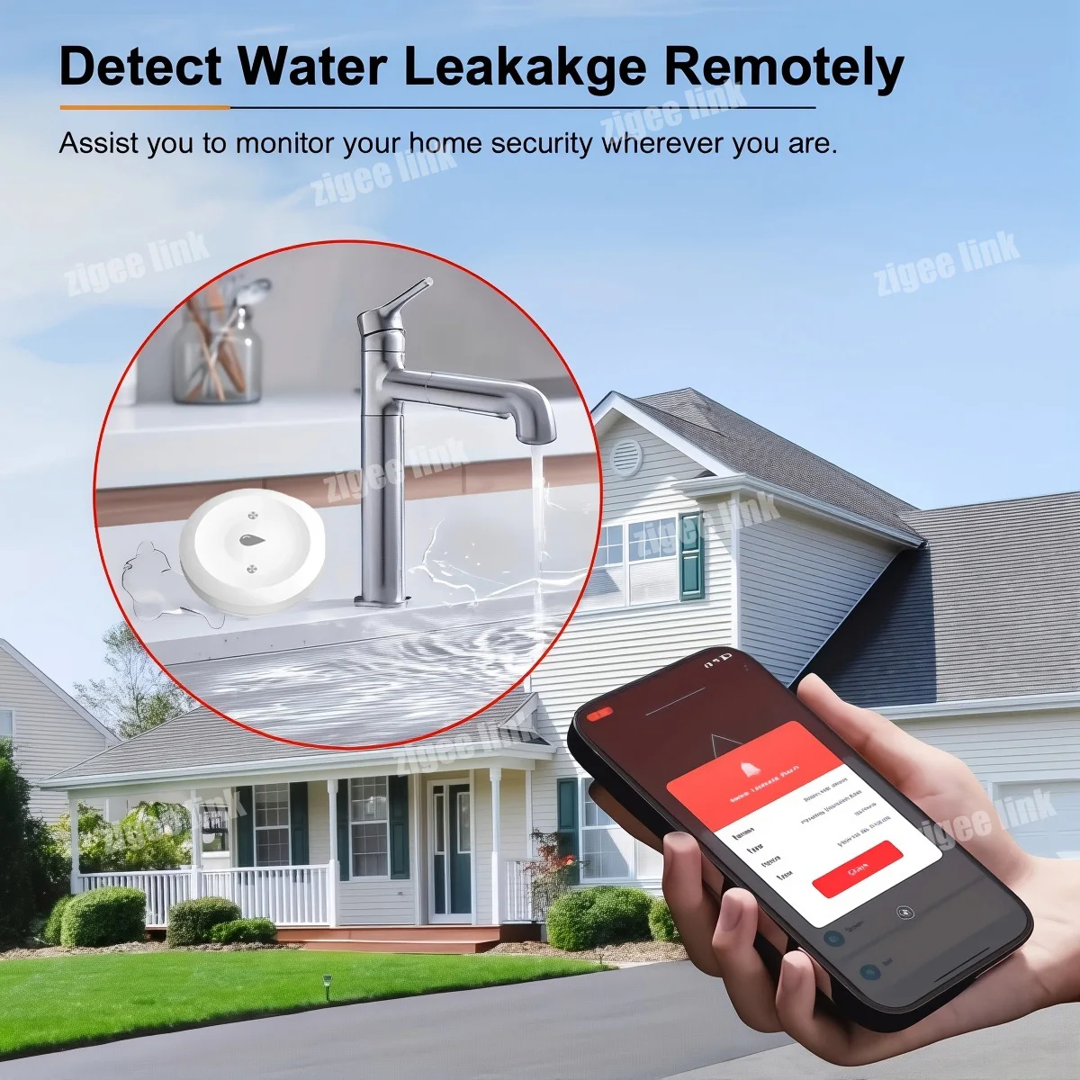 Intelligenter Wasserlecksensor für Tuya ZigBee 3.0 – Bild 5
