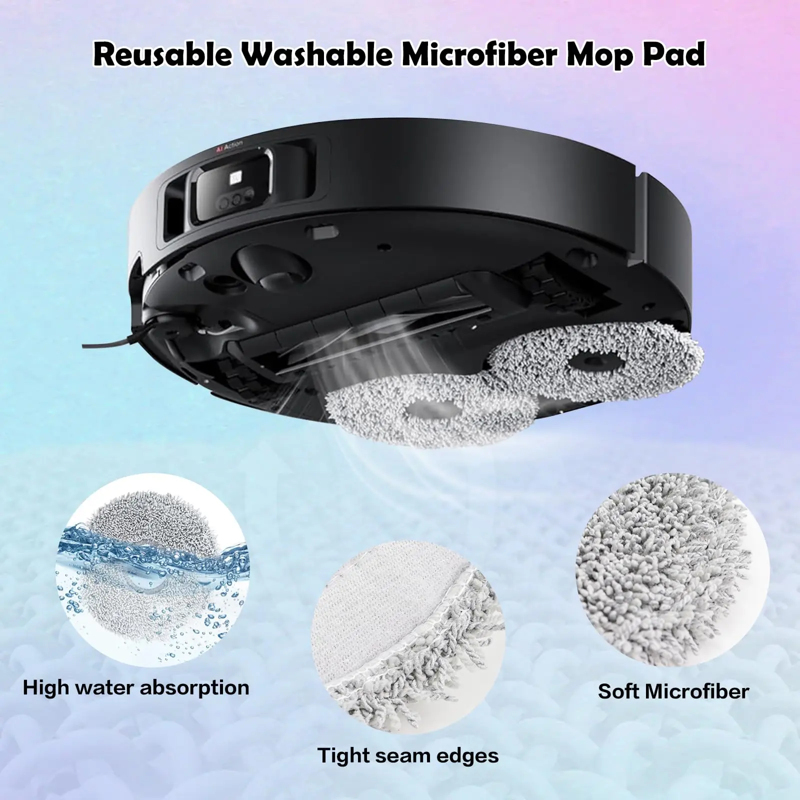 Mopptuch für Dreame X50 Ultra/L20 Ultra/L10s Pro Ultra/X30 – Bild 4
