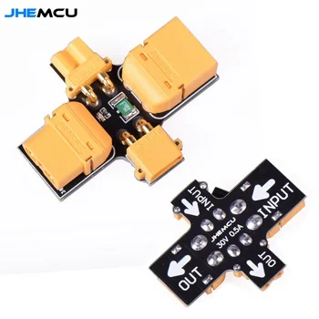 JHEMCU Rauchstopper XT30 XT60 männlich weiblich 1-6S selbstheilende rücksetzbare Sicherung Rauchtestwerkzeug