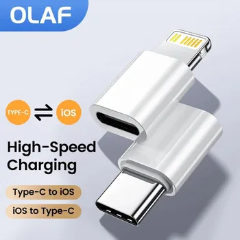 Olaf USB C auf Lightning-Adapter für iOS-Stecker auf Typ-C-Buchse, Konverter für iPhone 14, 13, PC, MacBook