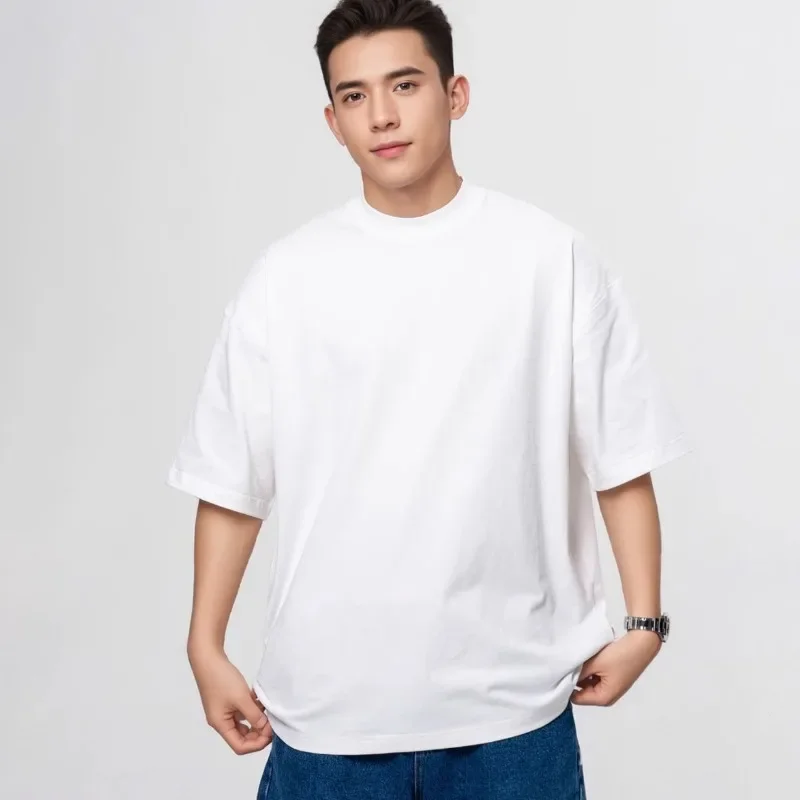 Heavy Wight 425 Gramm Herren-T-Shirt aus Baumwolle, halbe – Bild 6