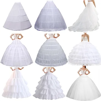Braut Hochzeit Petticoat Unterrock Ballkleid Krinoline Slip Unterrock Bridae Ballkleid Petticoats