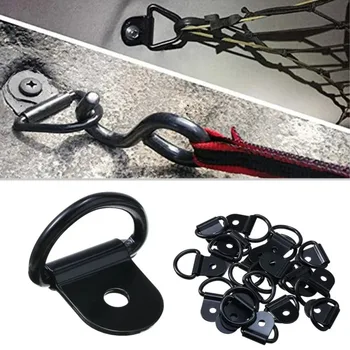 D-Ringe zum Binden von Ankern, Ring-Zughaken, Edelstahl-Zurrring, Last passend für Auto, Boot (10 Stück)