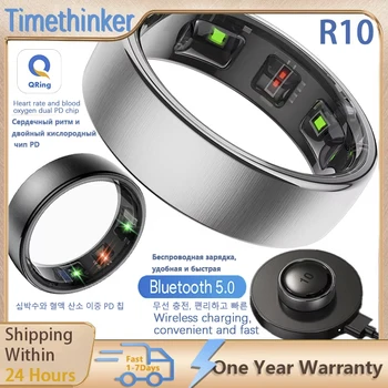 R10 Wasserdichter Smart Ring Gesundheitsmonitor Männer & Frauen Gesundheits- und Schlafmonitor Smart Rings