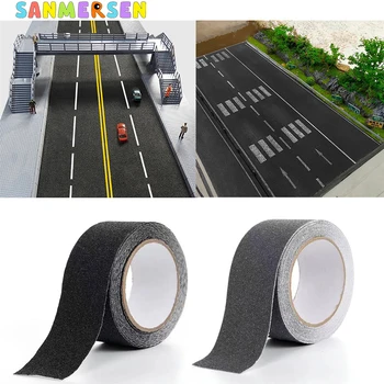 Klassische Diorama-Simulation, Autobahn, städtische Landschaft, Straßenaufkleber, handgefertigt, Sandtisch