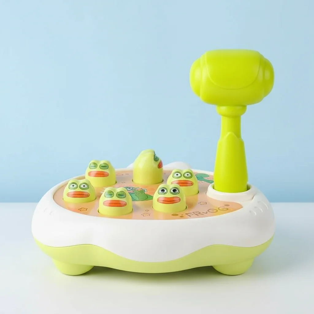 Montessori Babys pielzeug Cartoon Tier Thema Klopfen Spiel – Bild 3