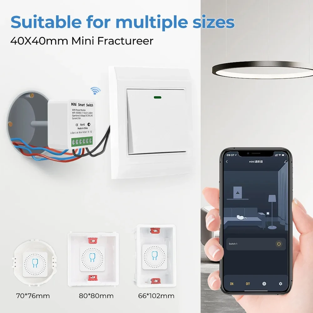 Tuya Zigbee 3.0 Smart Switch 16A Mini-Modul DIY – Bild 4