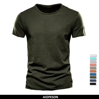 100% Baumwolle Männer T-shirt Casual Weiche Fitness Sommer Dünne T-shirts männer Hause Kleidung Oansatz