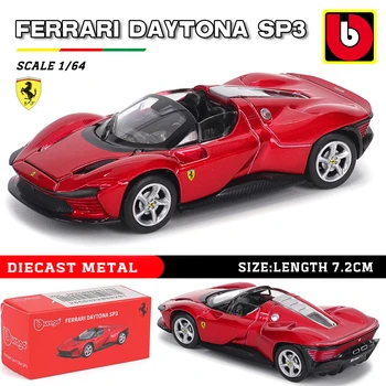 Bburago 1:64 Ferrari SP3 458 599 ENZO F12 Modell Kleines Sammellauto Legierungsmodell Spielzeug Geschenk Szene