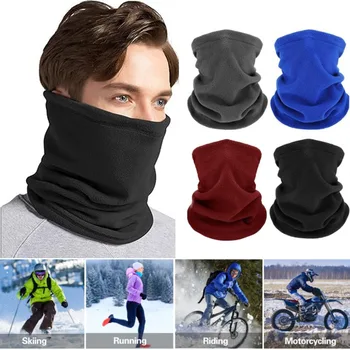 Fleece-Halswärmer, winddichter Winterschal für Männer und Frauen, weiche, warme Gesichtsbedeckung