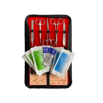 Naht-Übungsset für Medizinstudententraining und Bildung, Hautanatomiemodell, All-in-One, A Plus Medicine Kit