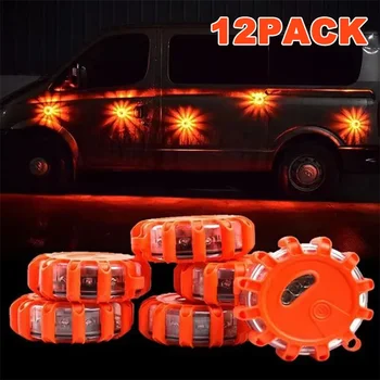 LED Warnung Licht Eingebaute Batterie 9 Modus Sicherheit Flare Dash Notfall Blinkende Lampe Tragbare Strobe