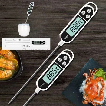 Küchenthermometer zum Kochen, digitales Temperaturmessgerät für Fleisch, elektronisches