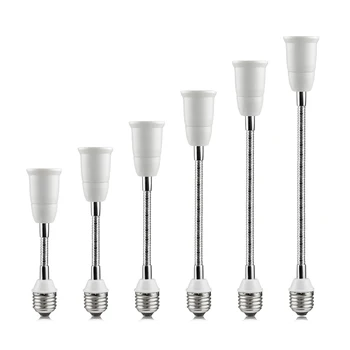 20/30/40/50/60 cm E27 auf E27 Basis LED Lampenfassung Verlängerung Adapter Konverter Schraube Sockel Extender