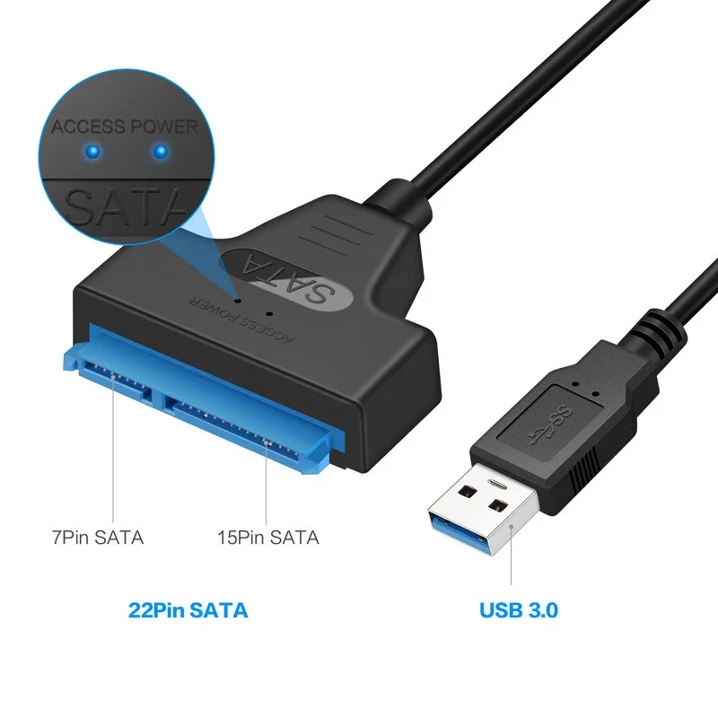 USB 3.0 SATA-Kabel-Adapter, bis zu 6 Gbit/s – Bild 2