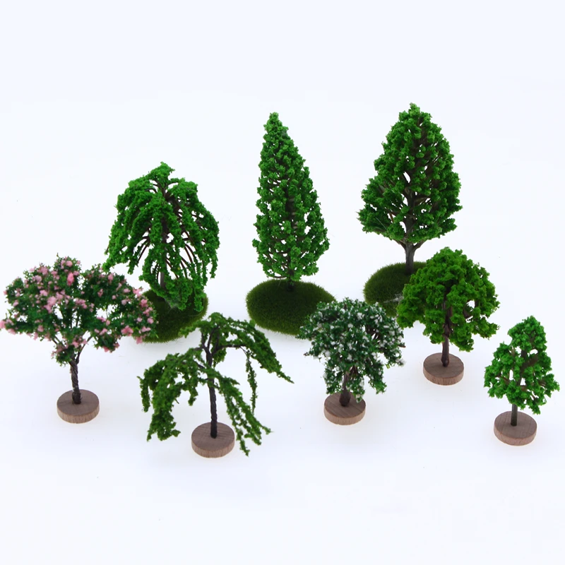 1Pcs Mini Diorama Mixed Tree Set Landschaft Landschaft Modell – Bild 6