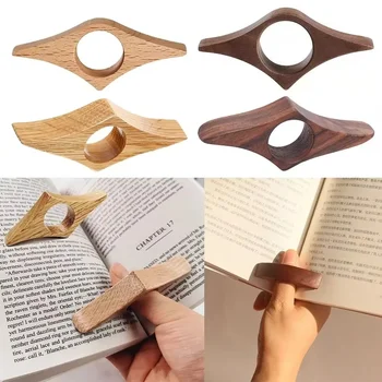 Heißer Holz Daumen Lesezeichen Eine Hand Lesen Daumen Buch Unterstützung Buch Seite Halter Für Büro Buch