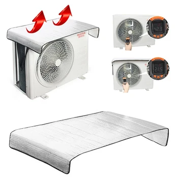 46x95CM Klimaanlage Abdeckung Im Freien Sonne Regendicht Anti-Staub Anti-Schnee Reinigung Abdeckung Hause