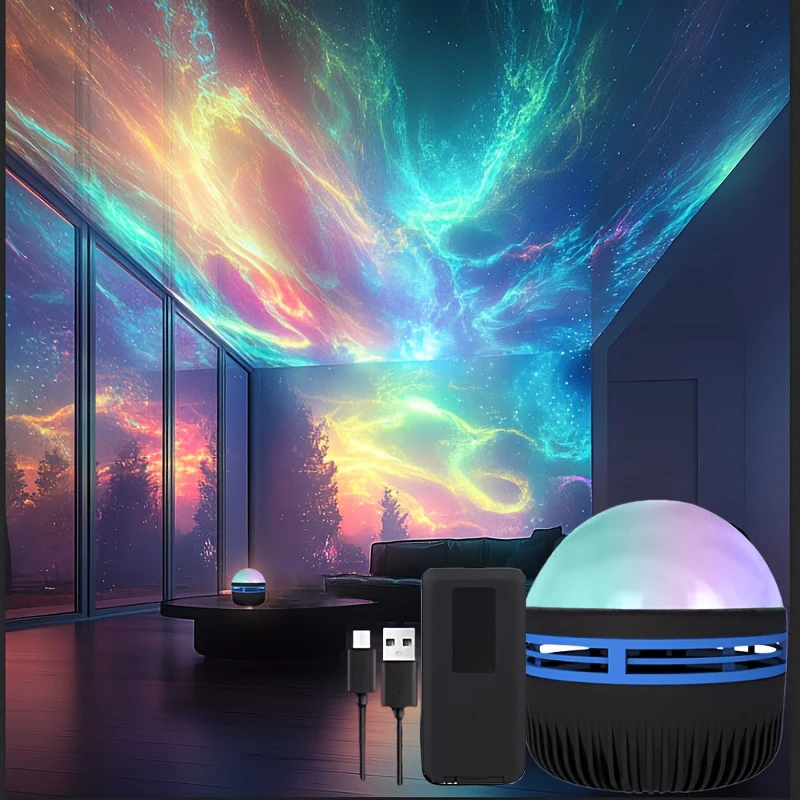 1 Stück LED-Nordlichter-Projektionslampe, Aurora – Bild 3