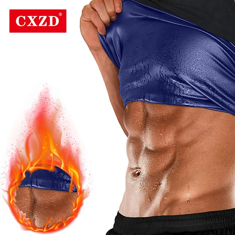 Männer Neopren Schweiß Sauna Weste Taille Trainer Abnehmen